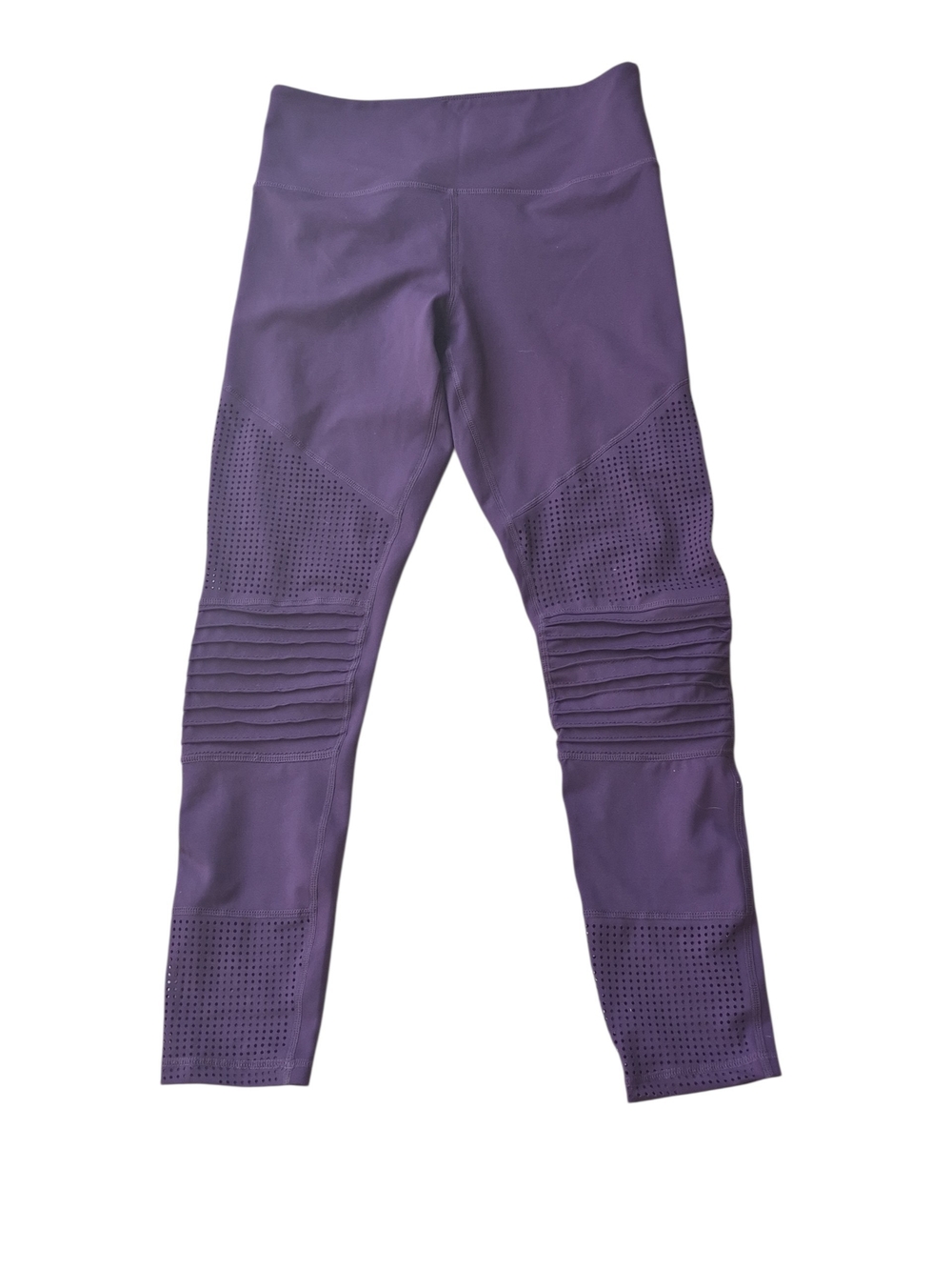 zyia Active blackberry moto Light n Tight Leggings 6/8